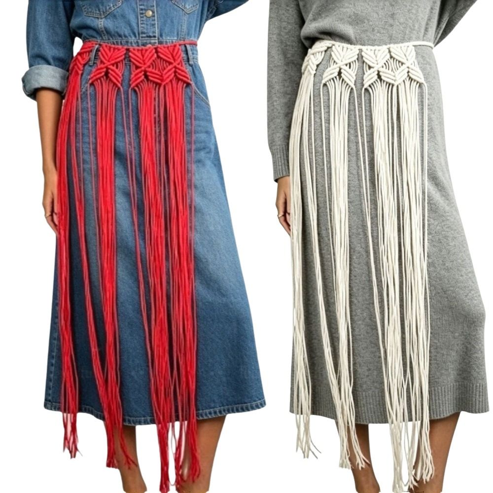 Moda Bohemian Fileli Saçaklı K - Ethnic Fashion Design incelemesi ve fiyatı