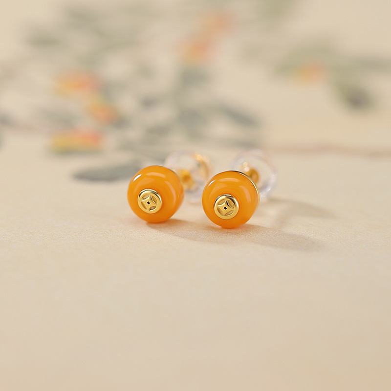 Amber S925 Gümüş Sikke Yuvarla - Ethnic Fashion Co In incelemesi ve fiyatı